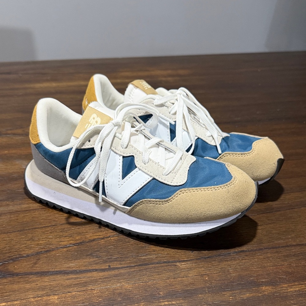 New Balance 237 Inspired Retro Runner - Moonstone & Tan
